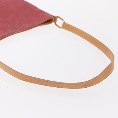 Celine C Macadam Shoulder bag Suede, PINK, SUEDE, Shoulder bag