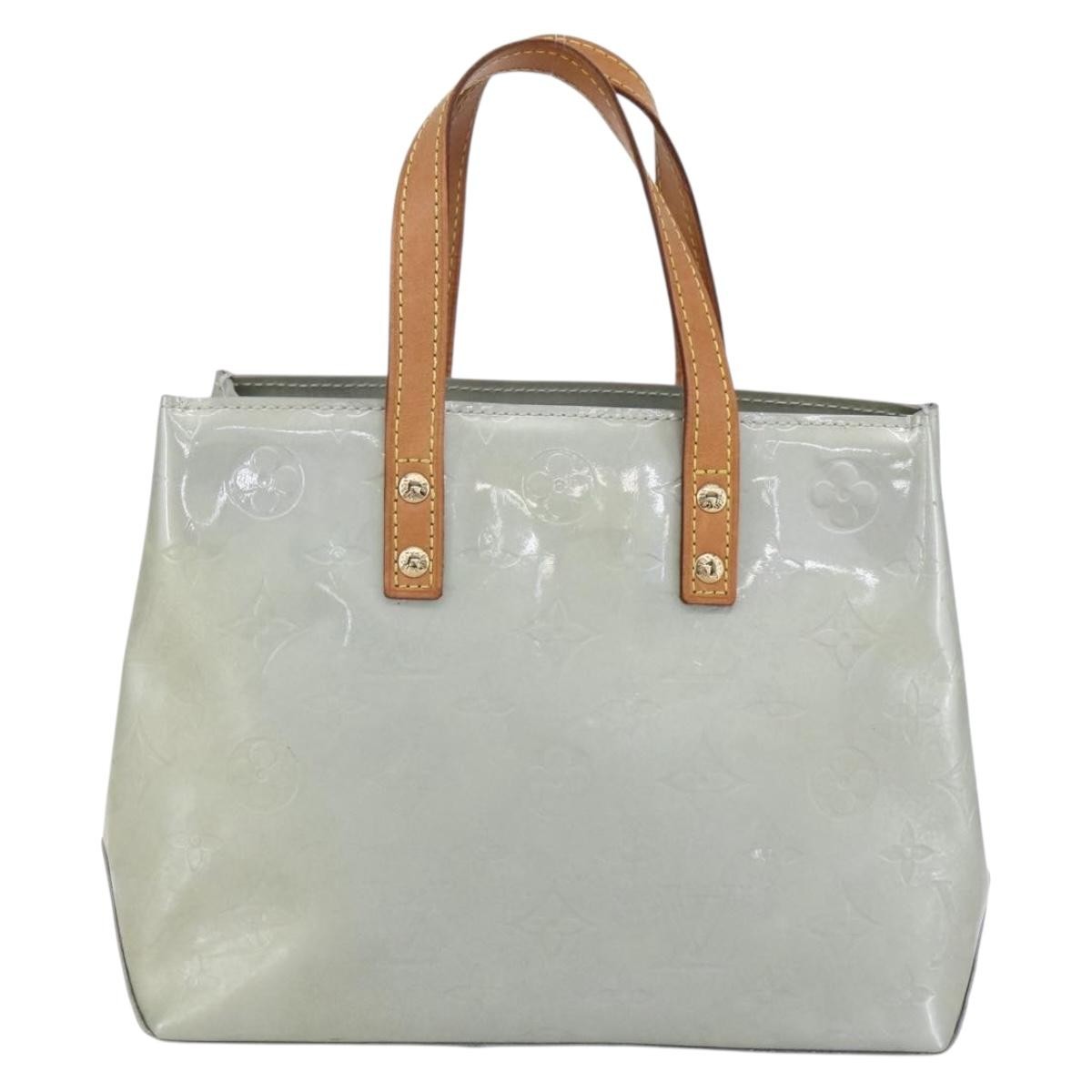 Louis Vuitton Reade Handbag Monogram Vernis, GRAY, PATENT_LEATHER, Handbag