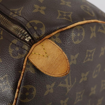 Louis Vuitton Keepall Bag Monogram Canvas, BROWN, CANVAS, Travel bag