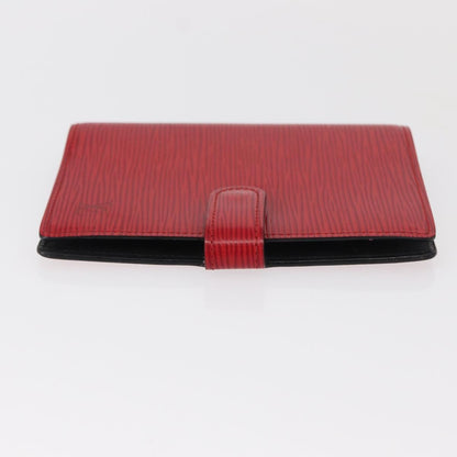 Louis Vuitton Agenda Cover Epi Leather, RED, LEATHER, Wallets