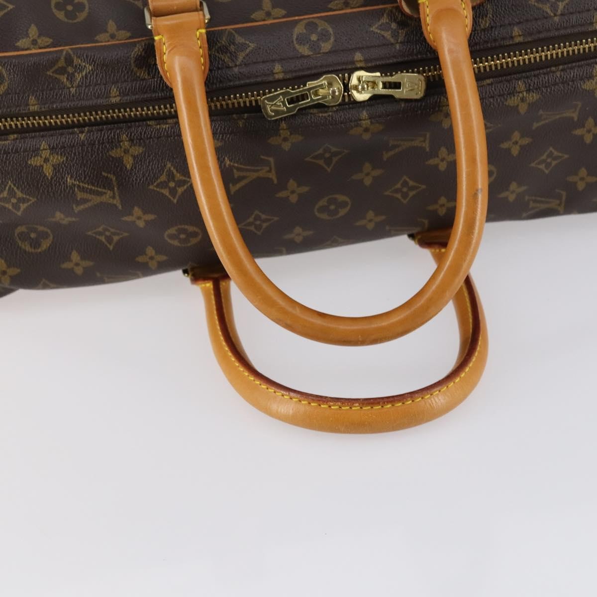 Louis Vuitton Sirius Handbag Monogram Canvas, BROWN, CANVAS, Travel bag