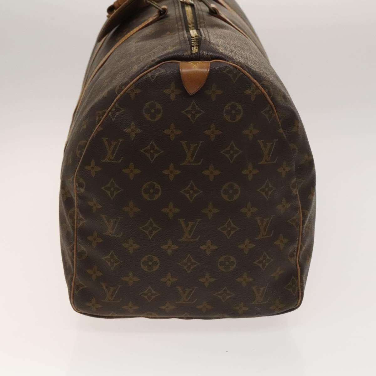 Louis Vuitton Keepall Bag Monogram Canvas, BROWN, CANVAS, Travel bag