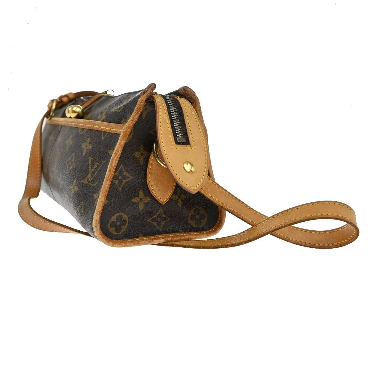 Louis Vuitton Popincourt Shoulder Bag Monogram Canvas, BROWN, CANVAS, Shoulder bag