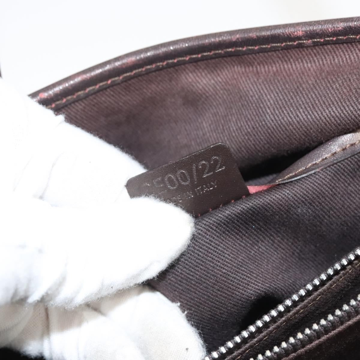 Celine Vintage Macadam Handbag Canvas, BEIGE, CANVAS, Handbag