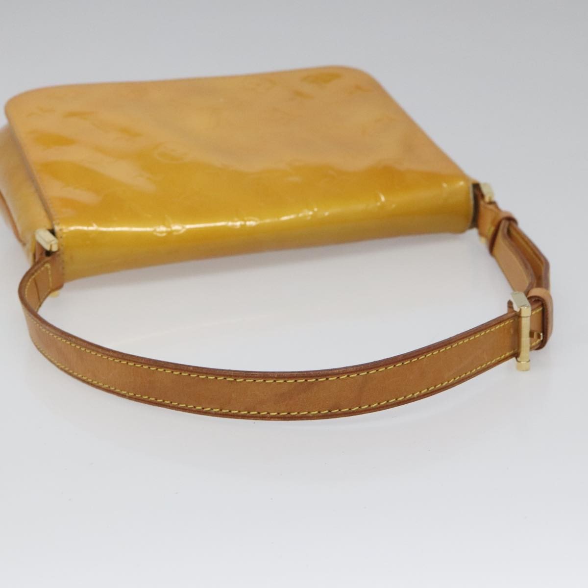 Louis Vuitton Thompson Street Handbag Monogram Vernis, BEIGE, PATENT_LEATHER, Handbag