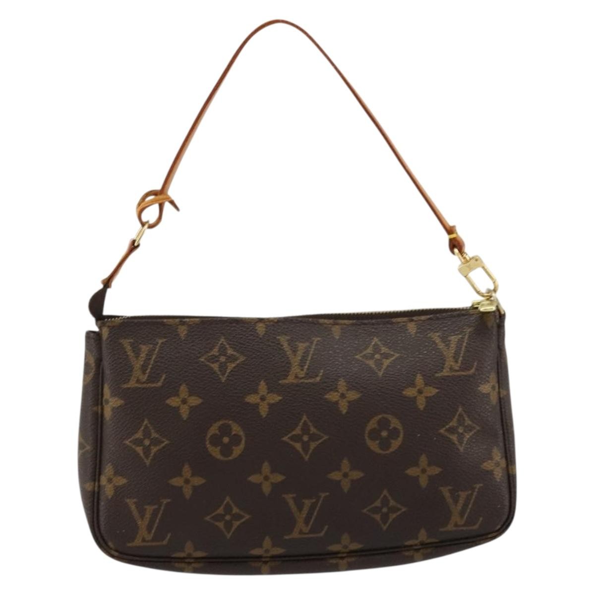 Louis Vuitton Pochette Accessoires NM Monogram Canvas, Brown, Canvas, Clutch