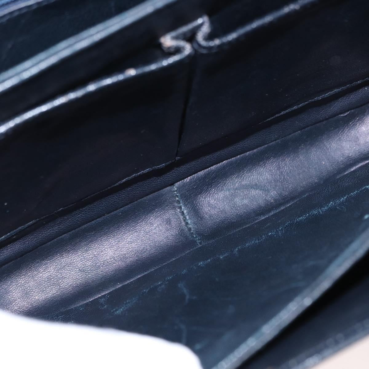 Celine Horse Carriage Shoulder bag Canvas and Leather, NAVY, CANVAS, Shoulder bag