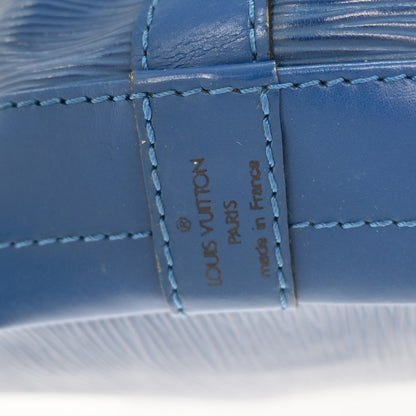 Louis Vuitton Petit Noe NM Handbag Epi Leather, BLUE, LEATHER, Shoulder bag