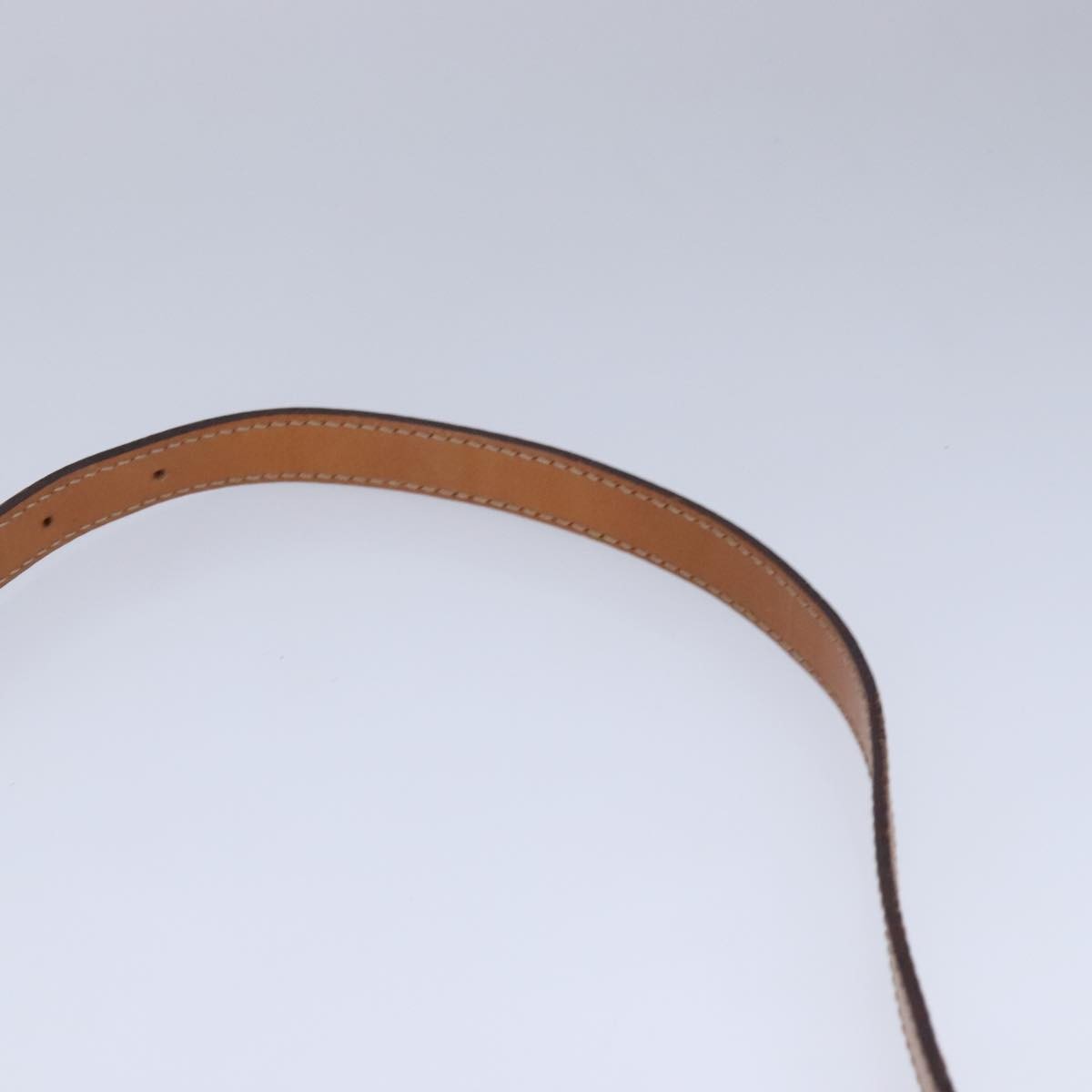 Celine Vintage Macadam Shoulder Bag Leather, BROWN, PVC,Leather,Canvas, Shoulder bag