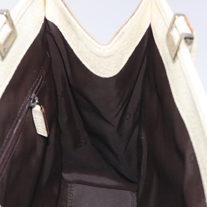 Gucci Vintage Jackie Handbag Canvas, BEIGE, CANVAS, Handbag