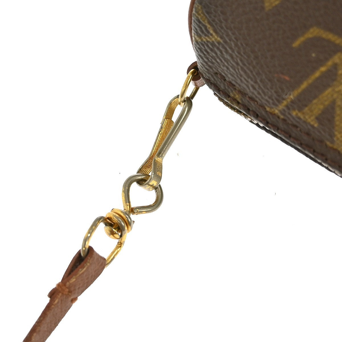 Louis Vuitton Papillon Pochette Monogram Canvas, BROWN, CANVAS, Clutche & pouche