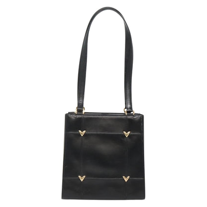 Valentino Garavani Vintage shoulder bag Leather, BLACK, LEATHER, Shoulder bag