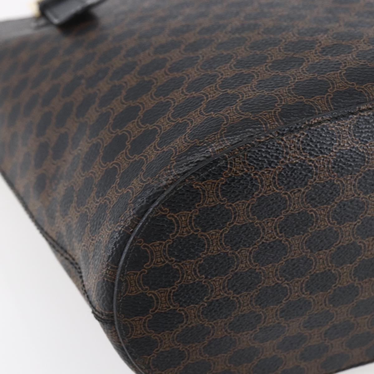 Celine Vintage Macadam Tote bag Canvas, BROWN, CANVAS, Tote bag