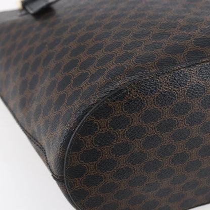 Celine Vintage Macadam Tote bag Canvas, BROWN, CANVAS, Tote bag