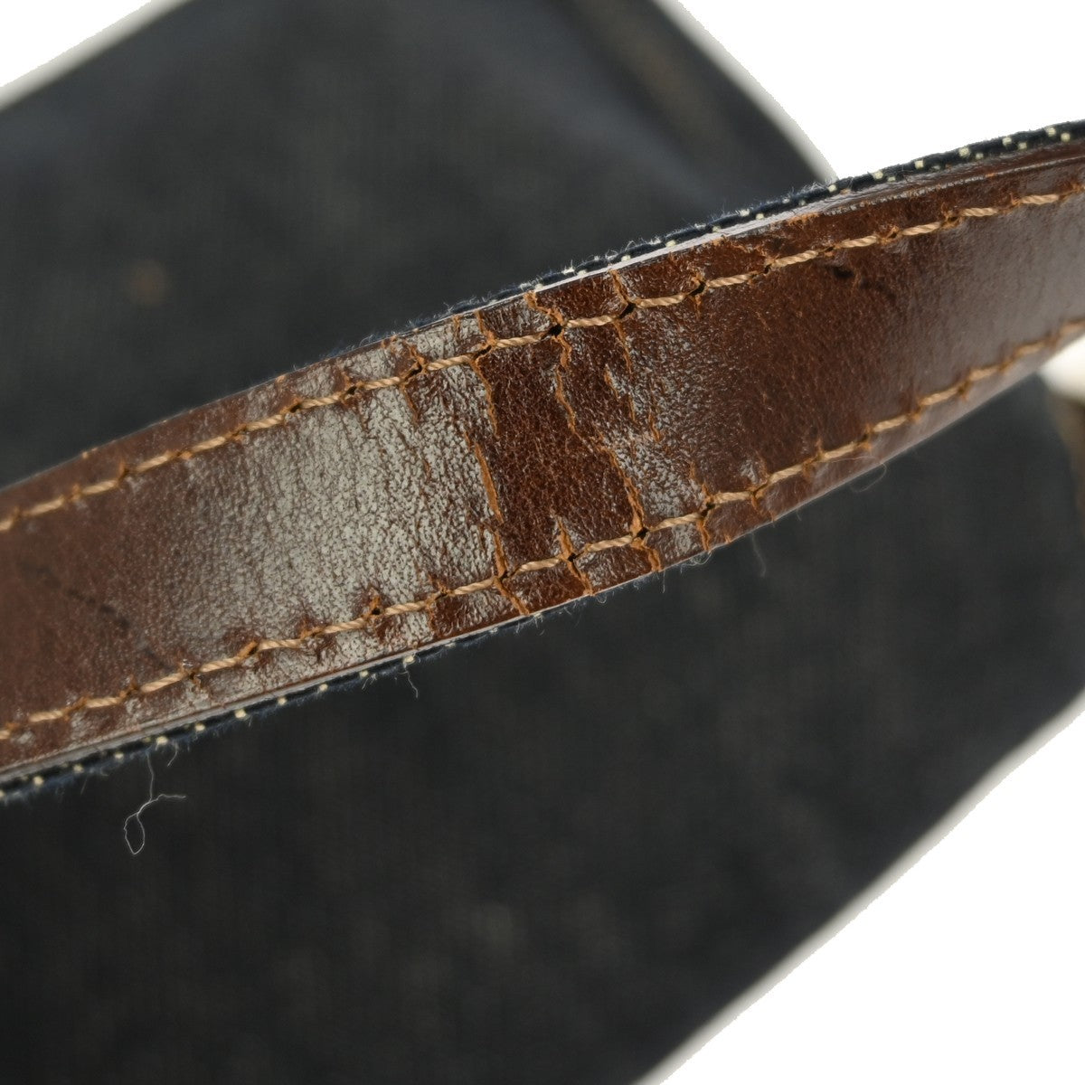 Fendi Vintage Shoulder Bag Denim, NAVY, DENIM_JEANS, Shoulder bag