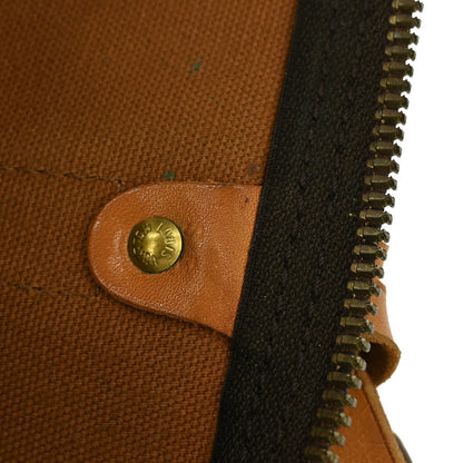 Louis Vuitton Keepall Bag Monogram Canvas, BROWN, CANVAS, Travel bag