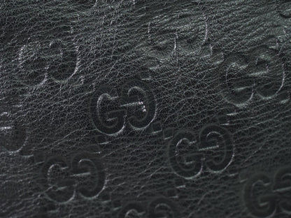 Gucci Crossbody Bag Guccissima Leather, BLACK, LEATHER, Shoulder bag