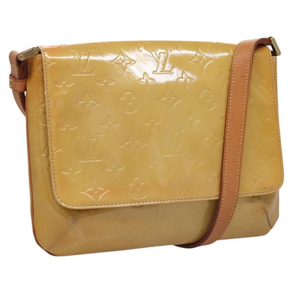 Louis Vuitton Thompson Street Handbag Monogram Vernis, BEIGE, PATENT_LEATHER, Handbag