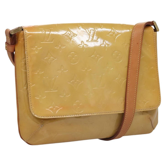Louis Vuitton Thompson Street Handbag Monogram Vernis, BEIGE, PATENT_LEATHER, Handbag