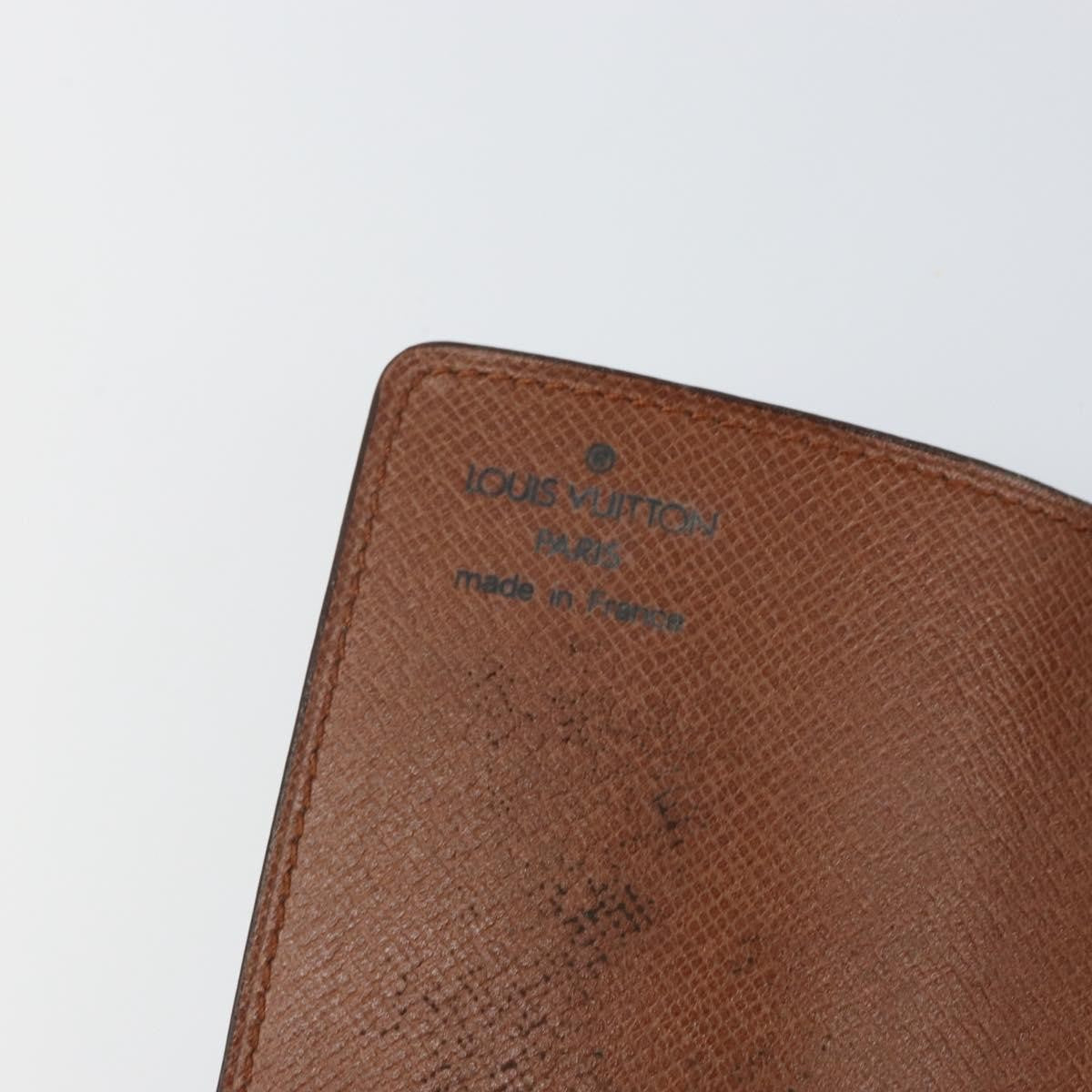 Louis Vuitton Porte Cartes Pression Card Case Monogram Canvas, BROWN, CANVAS, Card Holders