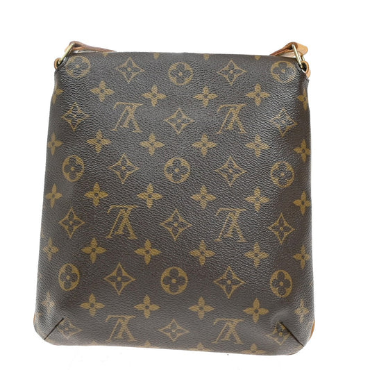Louis Vuitton Musette Salsa Handbag Monogram Canvas, BROWN, CANVAS, Shoulder bag