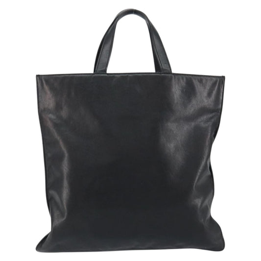 Loewe Vintage Anagram Tote Leather, BLACK, LEATHER, Tote bag