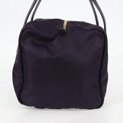 Prada Vintage Boston Bag Nylon, PURPLE, NYLON, Bag