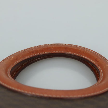 Celine Vintage Macadam Tote bag Canvas and Leather, BROWN, CANVAS, Tote bag