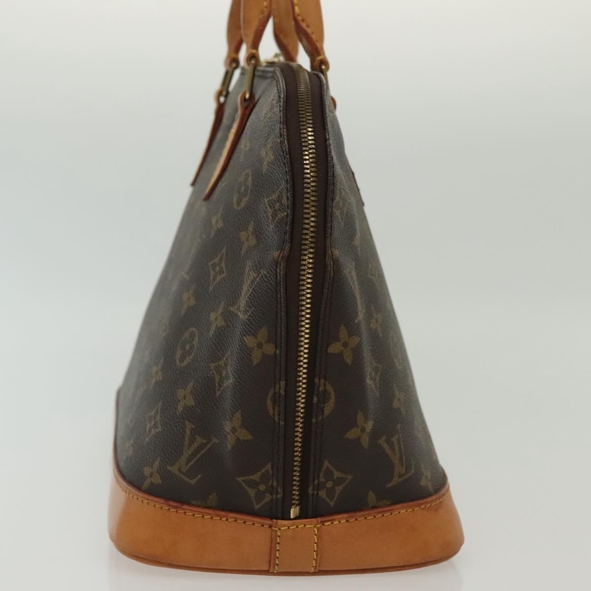Louis Vuitton Alma Handbag Monogram Canvas, BROWN, CANVAS, Handbag