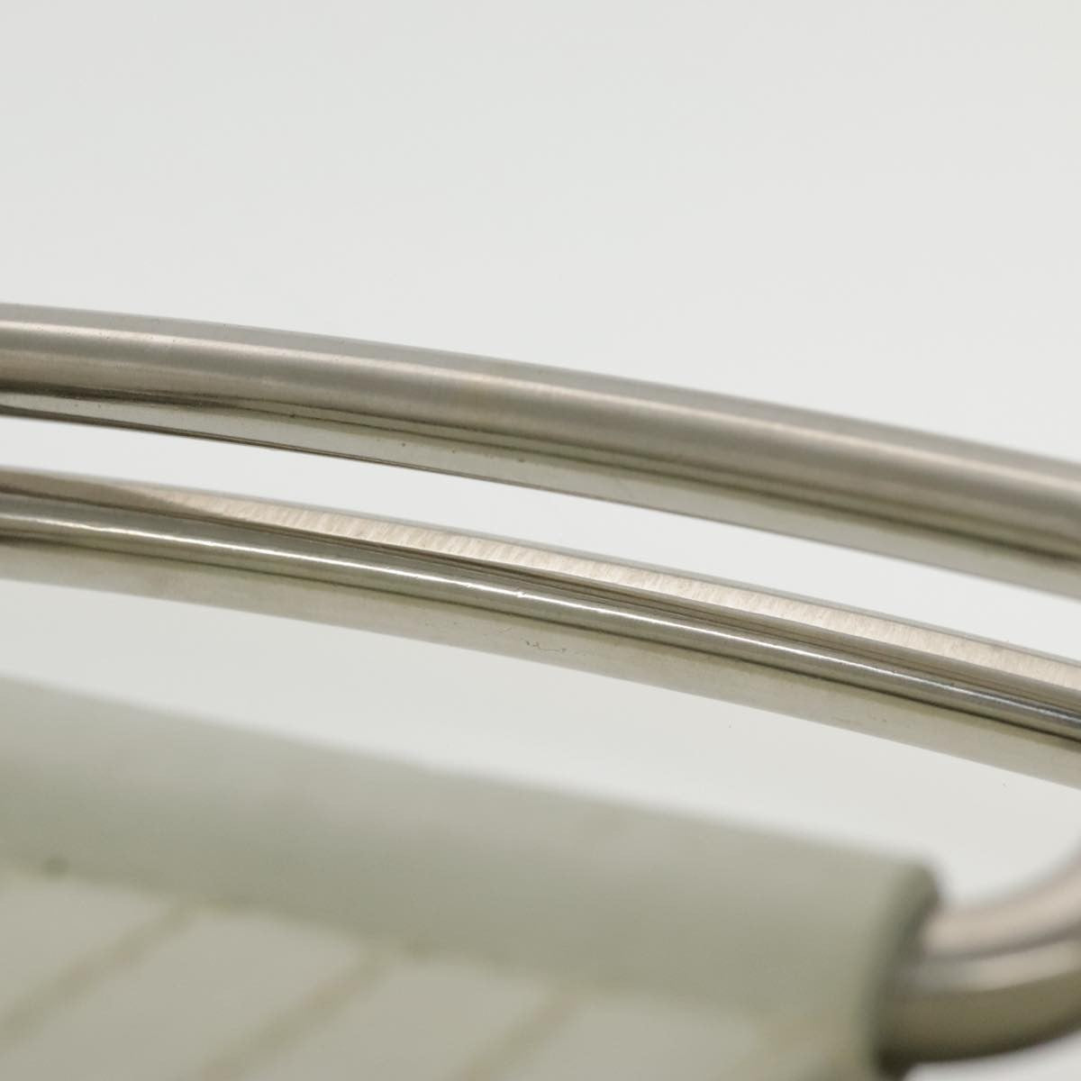 Prada Vintage Handbag Leather, WHITE, LEATHER, Handbag