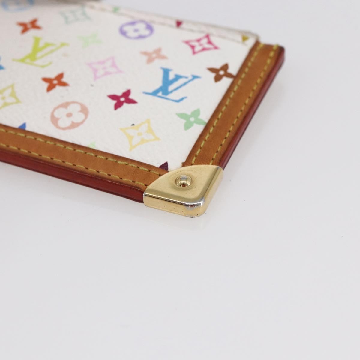 Louis Vuitton Pochette Clés Monogram Canvas, WHITE, CANVAS, Wallets