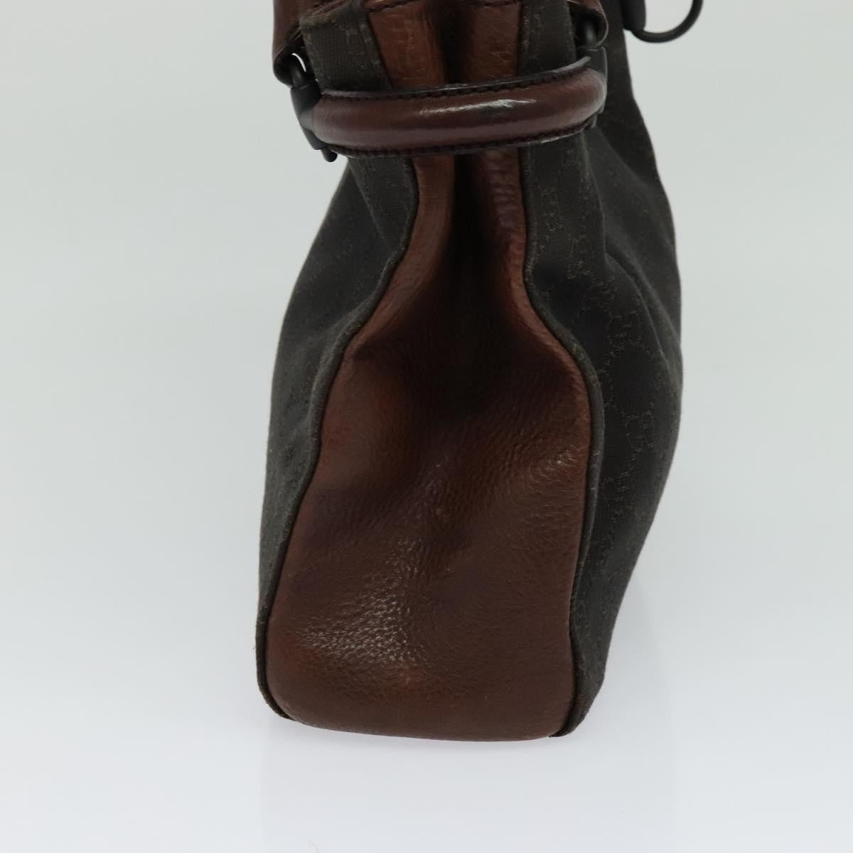 Gucci Horsebit Handle Tote GG Canvas, BROWN, CANVAS, Tote bag