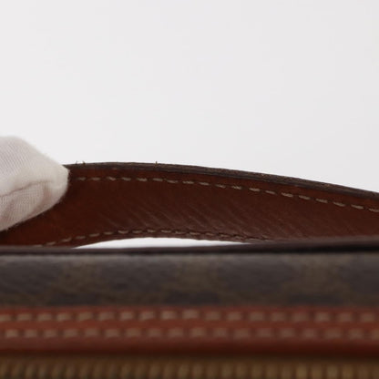 Celine Macadam Vanity Bag Canvas, BROWN, CANVAS, Handbag