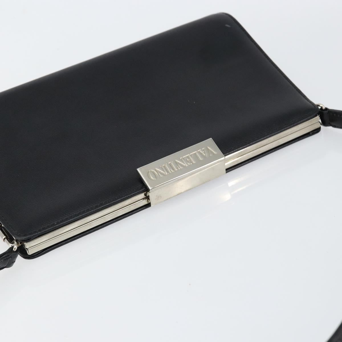 Valentino Garavani Vintage shoulder bag Leather, BLACK, LEATHER, Shoulder bag