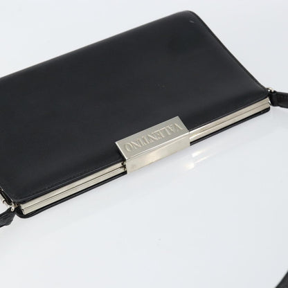 Valentino Garavani Vintage shoulder bag Leather, BLACK, LEATHER, Shoulder bag