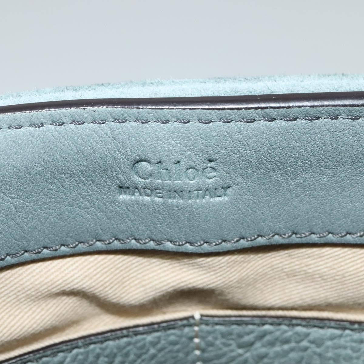 Chloe Faye Day Bag Leather, GREEN, LEATHER, Handbag