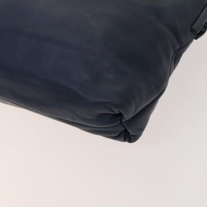 Loewe Anagram Shoulder Bag Leather, NAVY, LEATHER, Shoulder bag