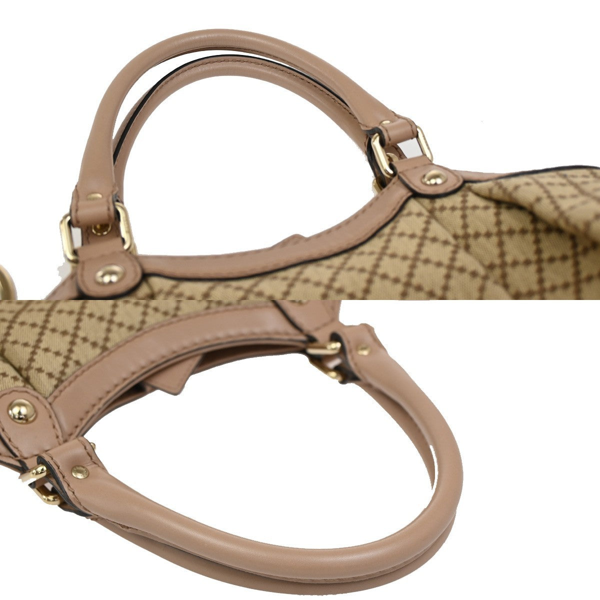 Gucci Sukey Tote Diamante Canvas, BEIGE, CANVAS, Tote bag