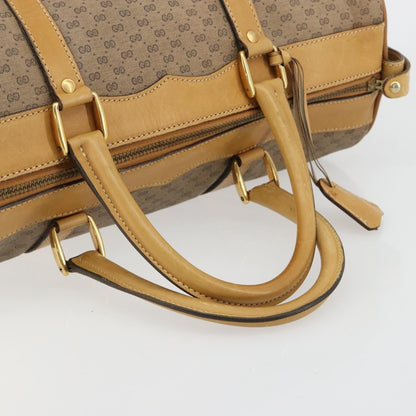 Gucci Vintage Travel bag GG Canvas, Beige, PVC, Travel Bag