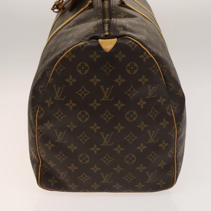 Louis Vuitton Keepall Bag Monogram Canvas, BROWN, CANVAS, Travel bag