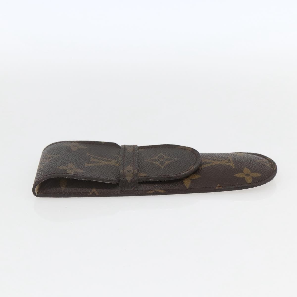 Louis Vuitton Etui à stylo Canvas, BROWN, CANVAS, Clutche & pouche