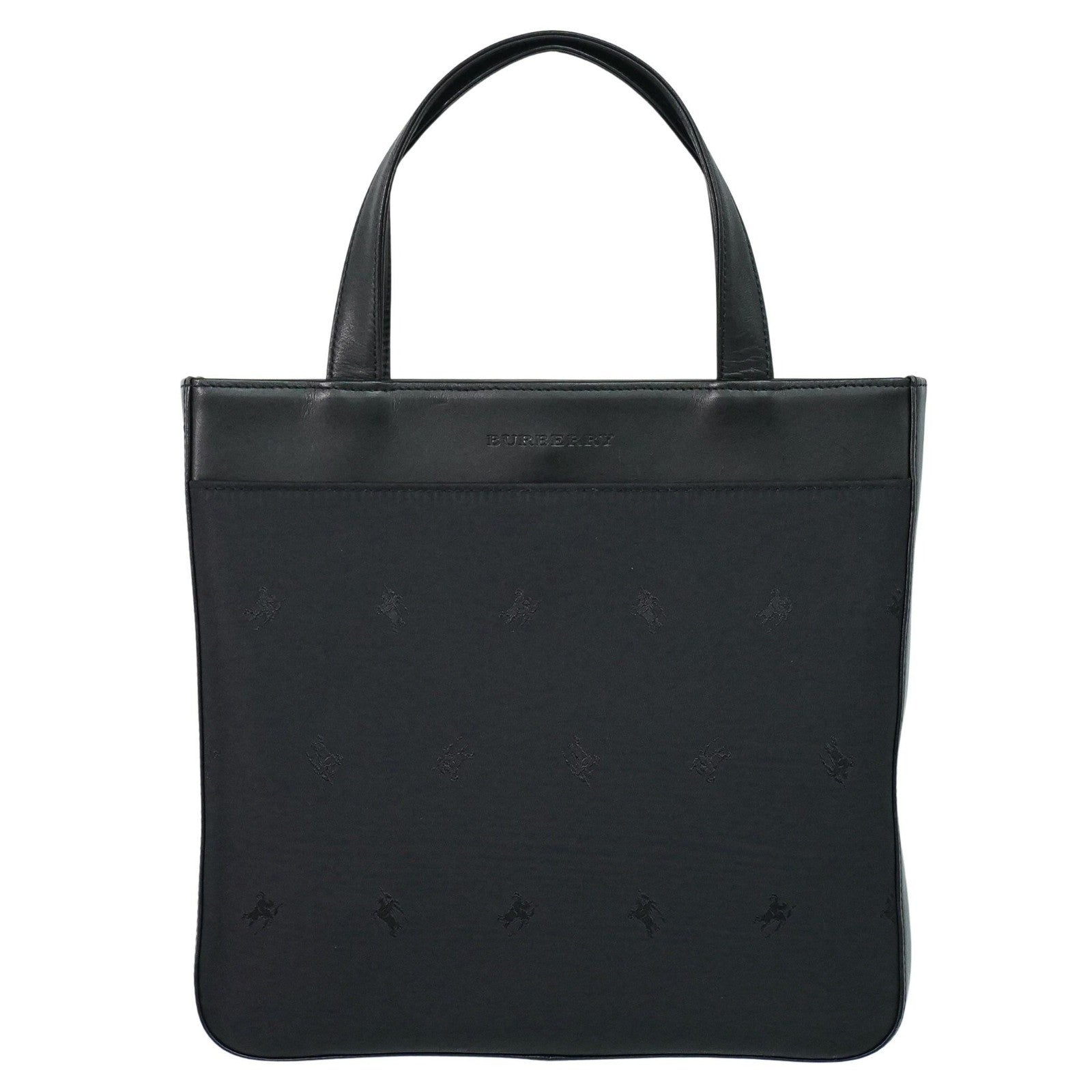 Burberry Vintage tote bag Nylon, BLACK, NYLON, Tote bag
