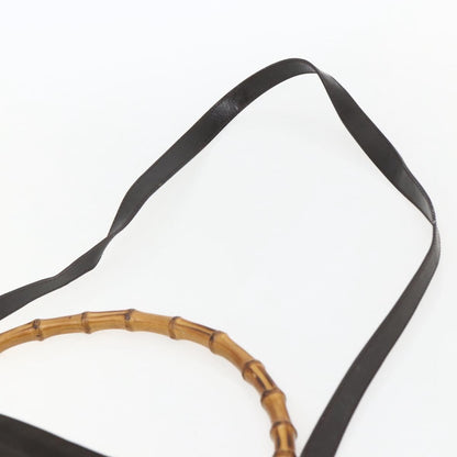 Gucci Vintage Handbag Nylon, BROWN, NYLON, Handbag