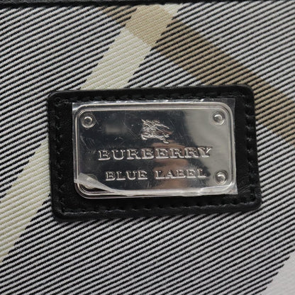 Burberry Nova check Pochette Nylon, GRAY, CANVAS, Clutche & pouche