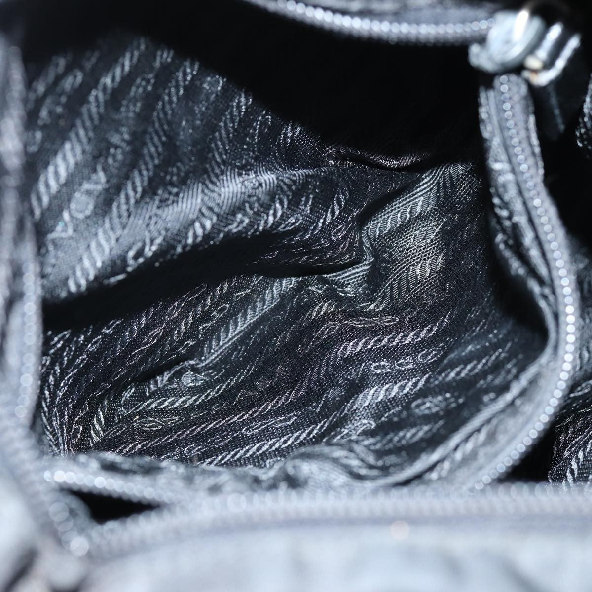 Prada Flat Messenger Bag Tessuto, BLACK, NYLON, Shoulder bag