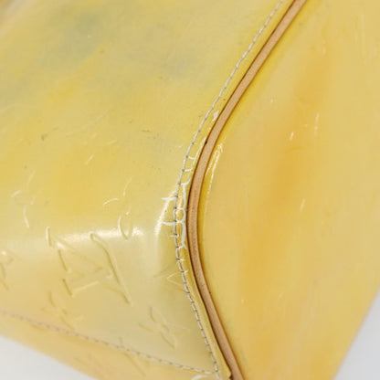 Louis Vuitton Houston Handbag Monogram Vernis, YELLOW, PATENT_LEATHER, Tote bag