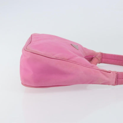 Prada Hobo Tessuto, PINK, NYLON, Handbag