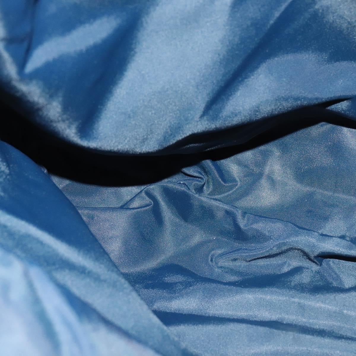 Christian Dior Vintage Zip Shoulder Bag Diorissimo Canvas, NAVY, CANVAS, Shoulder bag