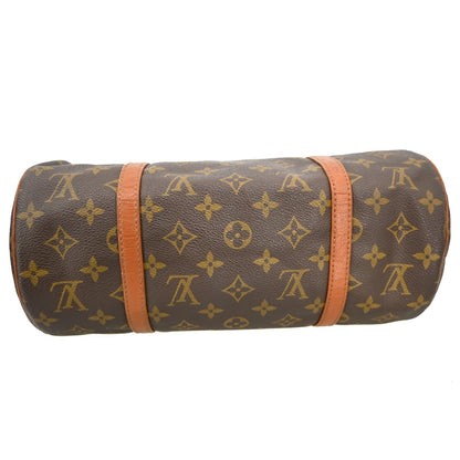 Louis Vuitton Papillon Handbag Monogram Canvas, Brown, Canvas, Handbag
