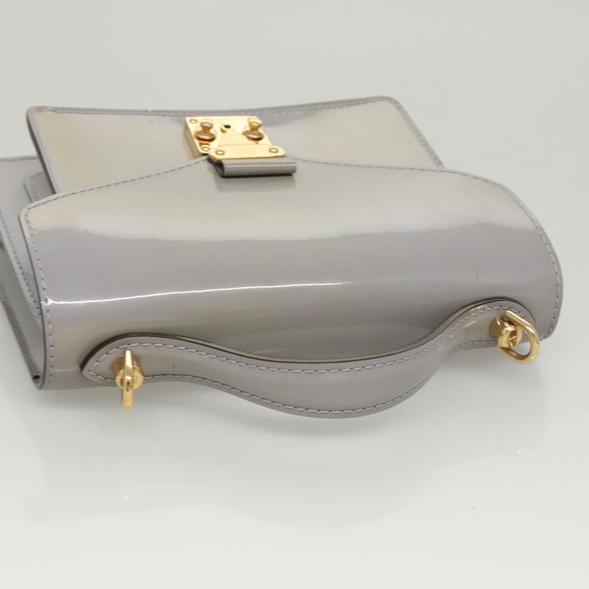 Louis Vuitton Monceau Handbag Vernis, Purple, Patent Leather, Handbag